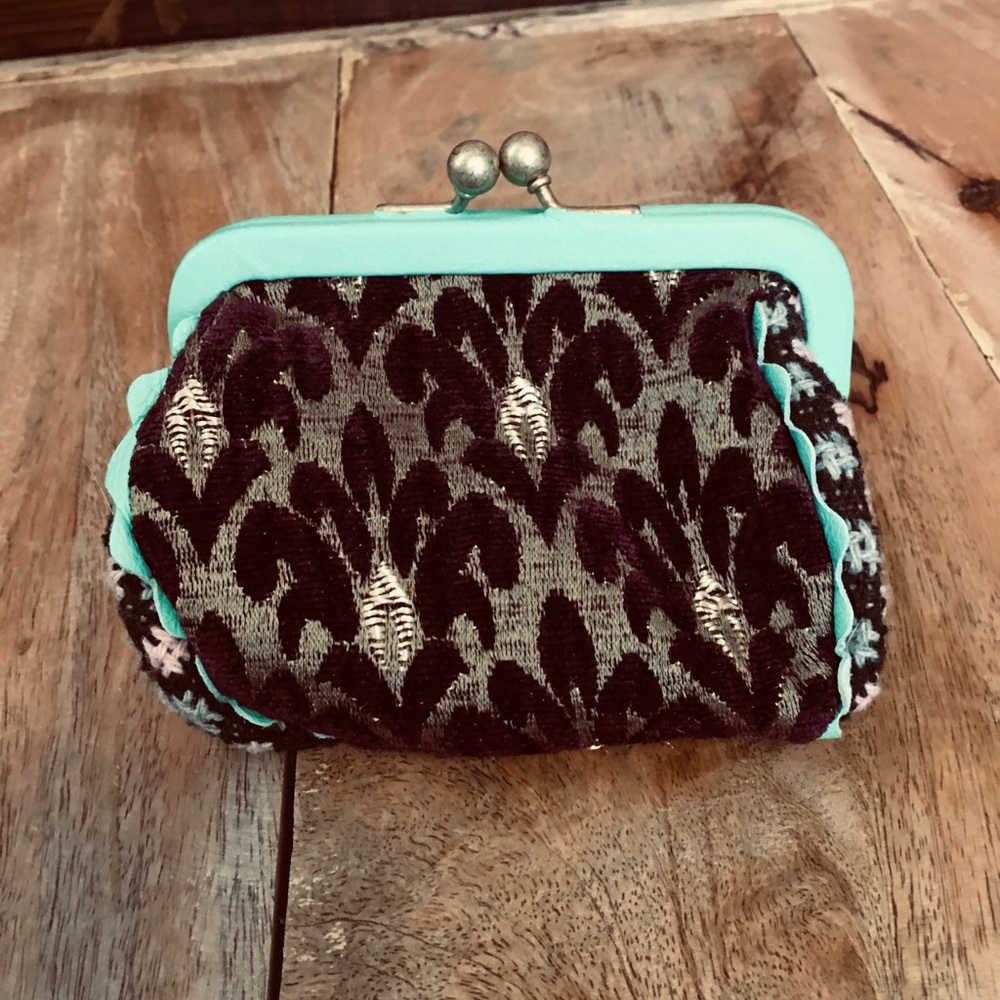 Anthropology Kiss-lock Coin Wallet